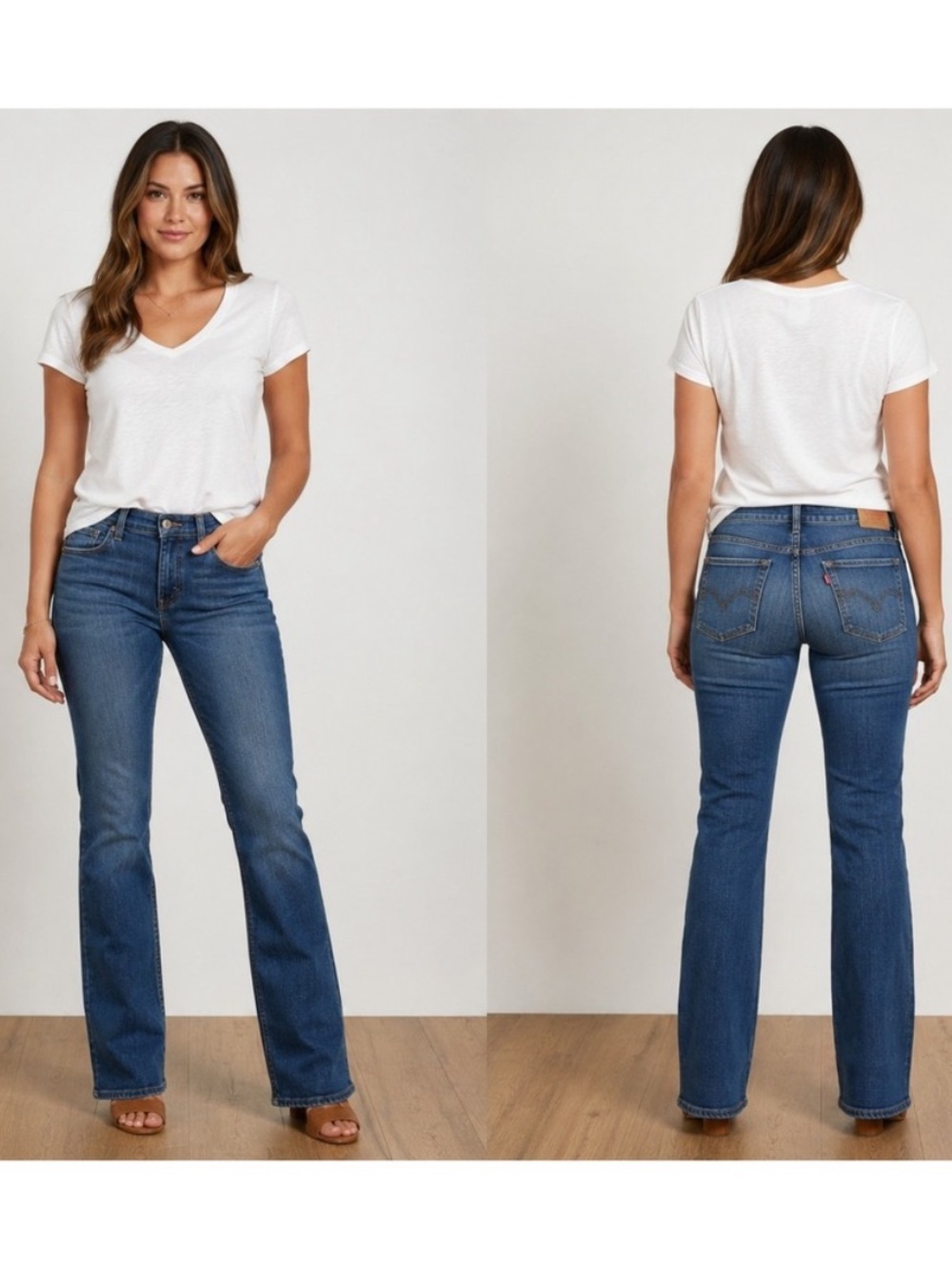 Levi's Classic Bootcut Jean Dark Wash Stretch‎ Casual Minimalist Size 30